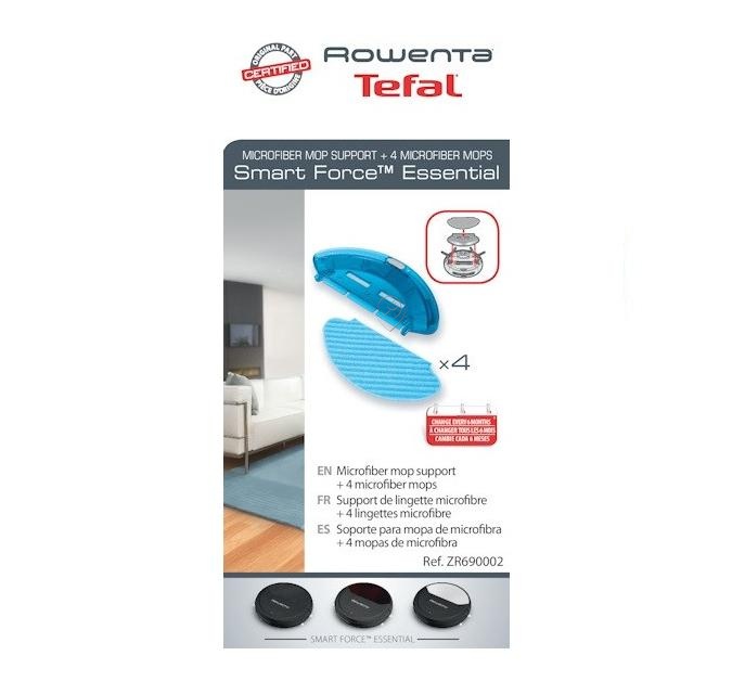 Suport mop Rowenta cu 4 lavete microfibre GROUPE SEB ZR690002
