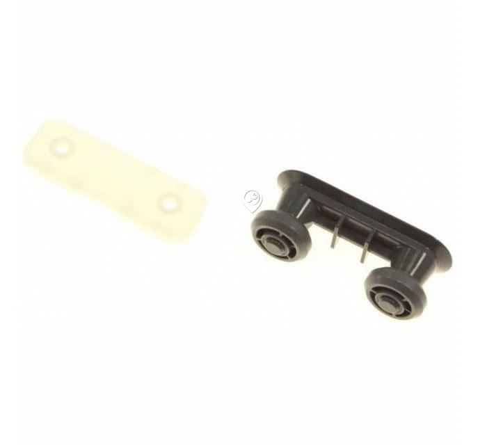 Kit de piese pentru masini de spalat vase Hotpoint Ariston, Whirlpool si Indesit - Rola cu suport cos de vase C00627134