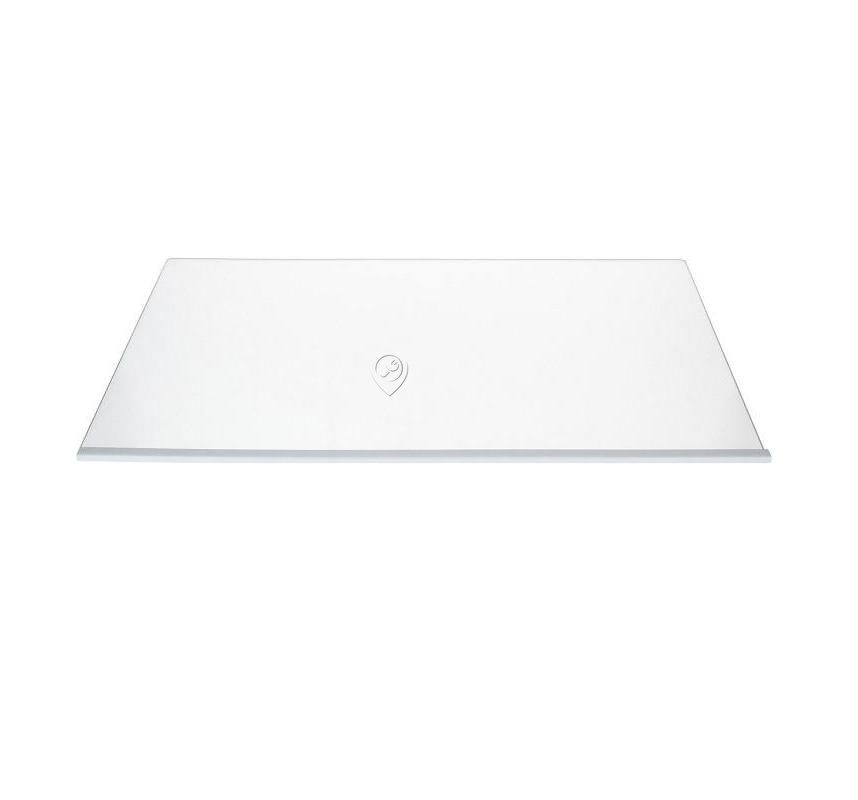 Raft din sticlă pentru sertar legume frigider Beko/Grundig 447x268x3.2 cm, original