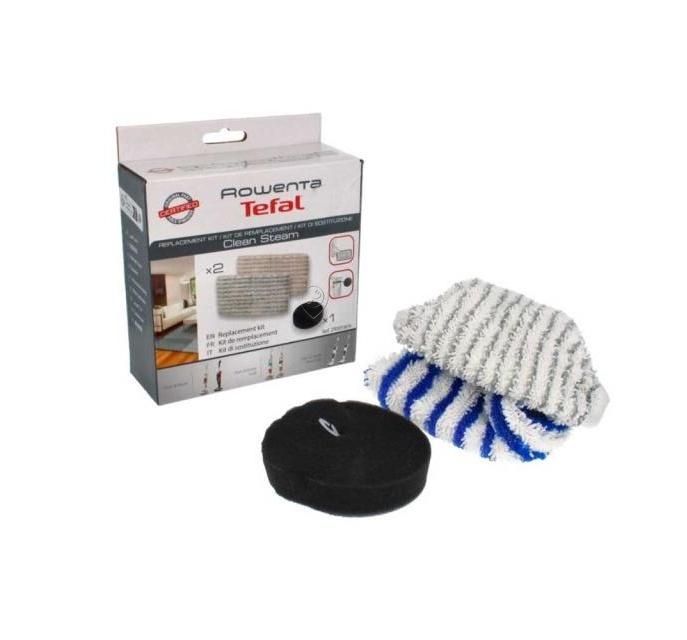 Kit Filtre Rowenta ZR005804 - 2 Mopuri Lavete și Filtru Spumă Aspirator cu Aburi