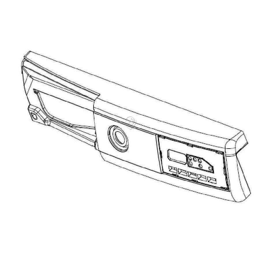 Masca panou frontal originală Vortex 42244289, compatibilă cu VESTEL ZF4 (VMA712D01V)