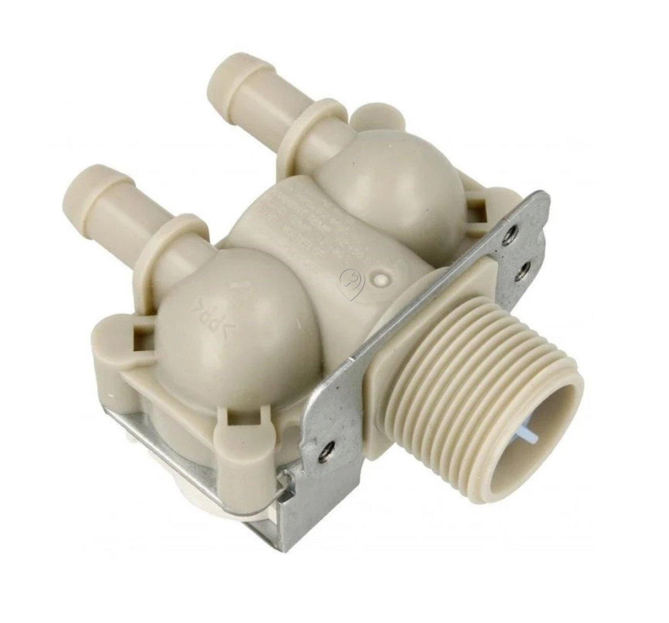 Electrovalva originală 12 Volti LG 5221EN1005M pentru mașini de spălat cu 2 ieșiri frontale