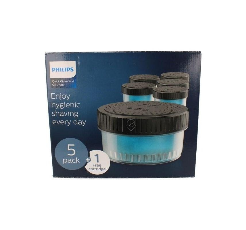 Cartuș de curățare Philips CC16/50 pentru aparate de bărbierit - 6 bucăți Original Quick Clean