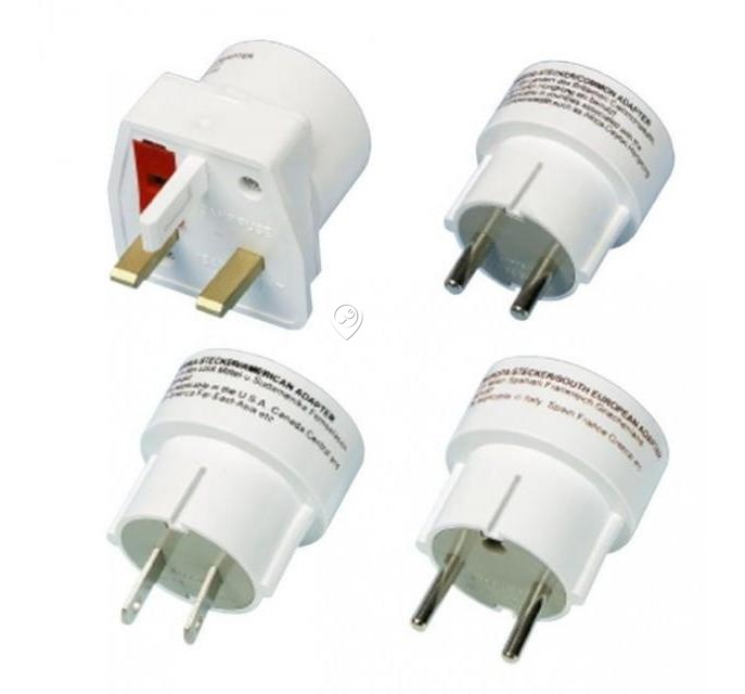 Adaptor Priză Universal VIVANCO RS 4 W 7292 pentru SUA, Europa, UK și Africa