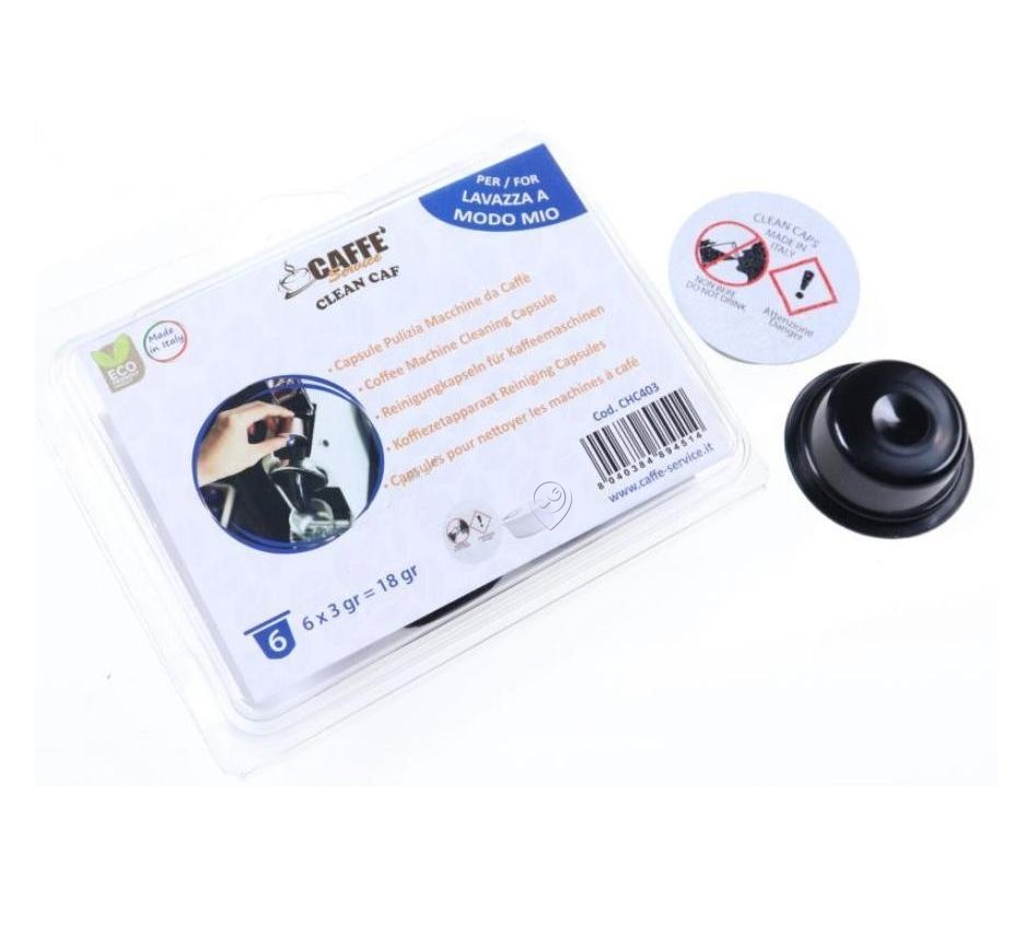 Capsule de curatare CAFFE SERVICE CHC403 pentru espressor Lavazza A Modo Mio, 6 buc