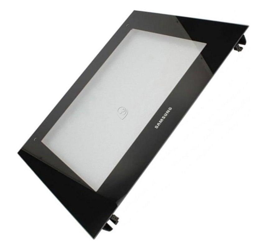 Geam Exterior Original pentru Ușa Cuptorului Electric Samsung DG94-04366A, Negru