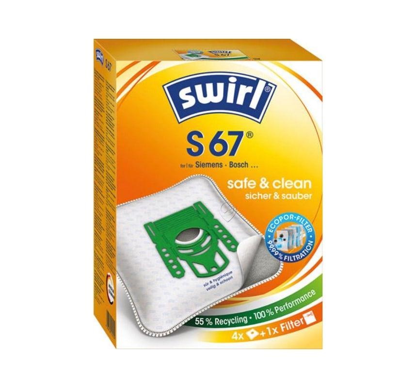 Sac aspirator Bosch 6779388 și Melitta S67 - Set 4 bucăți + 1 filtru pentru BSGL3238303