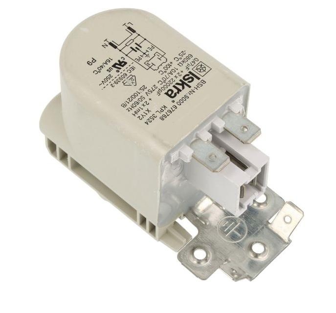 Condensator pentru mașini de spălat Bosch și Siemens, cod 00623842 BSH - Filtru de Deparazitare