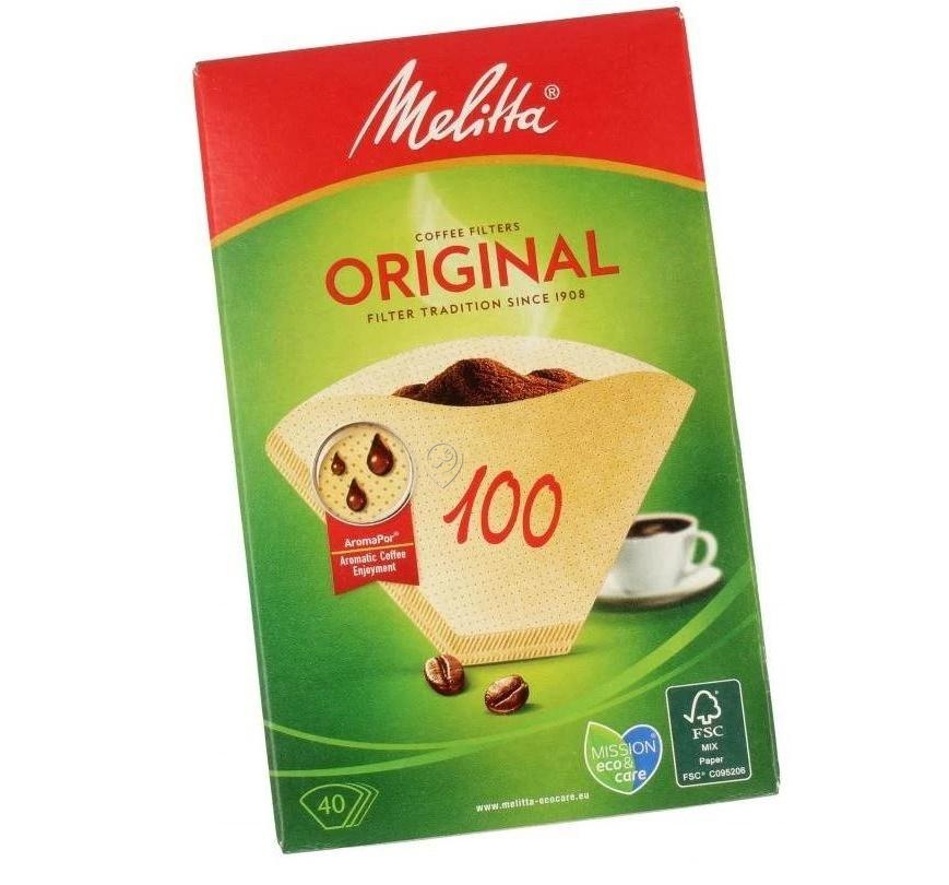 Set 40 Filtre Cafetieră Melitta 100, Modele 6627300 și 6771335